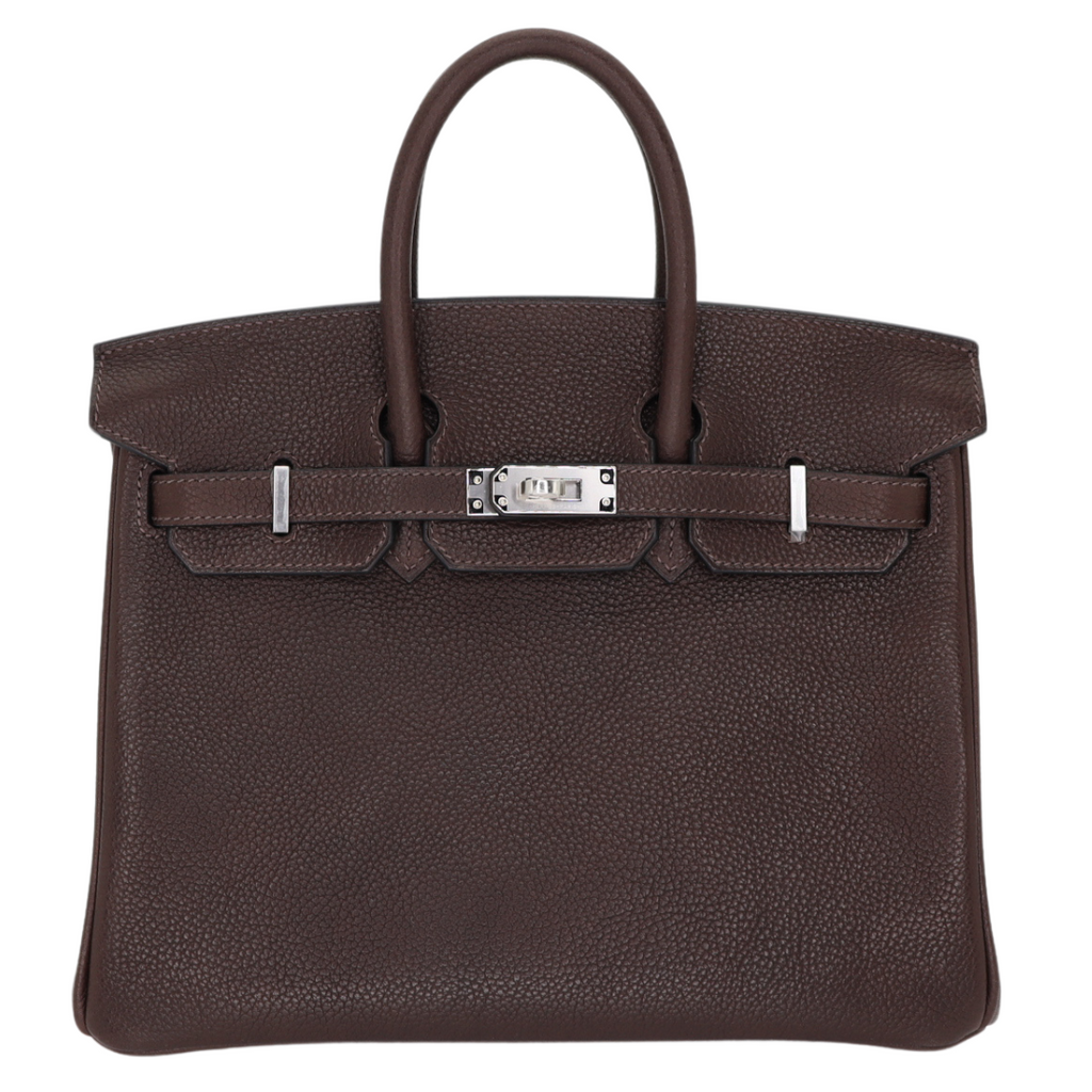 Hermès 40cm Birkin Ebene Barenia Faubourg Palladium Hardware 1 Hermès 40cm Birkin Ebene Barenia Faubourg Palladium Hardware