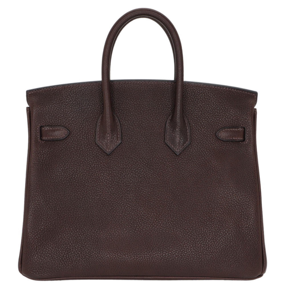 Hermès 40cm Birkin Ebene Barenia Faubourg Palladium Hardware 4 Hermès 40cm Birkin Ebene Barenia Faubourg Palladium Hardware - Image 4