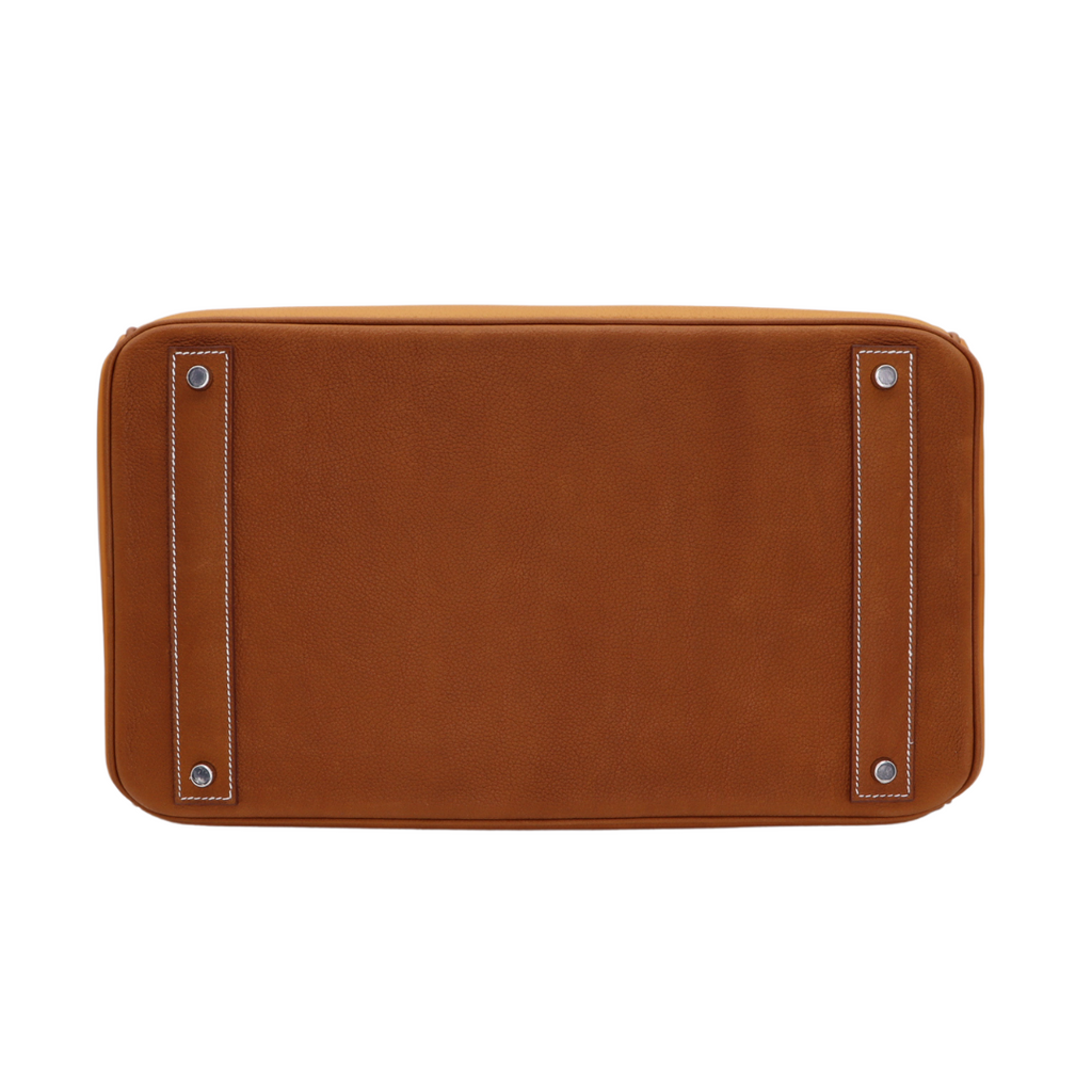 Hermès 40cm HAC Patchwork Barenia/Vache/Butler/ Natural Sable/Alligator Electrum Hardware 4 Hermès 40cm HAC Patchwork Barenia/Vache/Butler/ Natural Sable/Alligator Electrum Hardware - Image 4