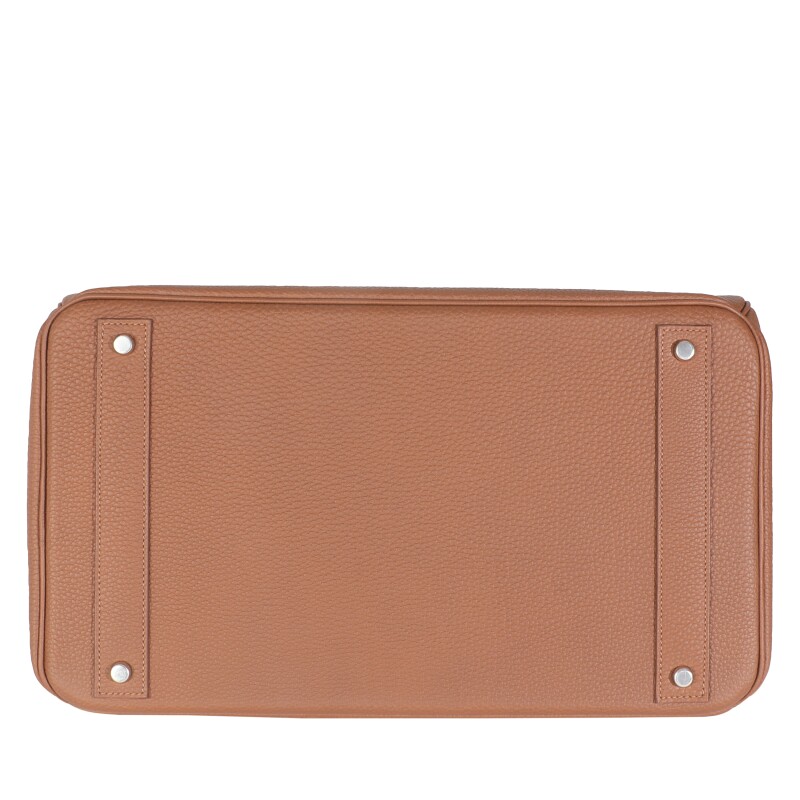 Gold Togo Coup de Soleil HAC Birkin 40 Palladium Hardware, 2 Gold Togo Coup de Soleil HAC Birkin 40 Palladium Hardware, - Image 2