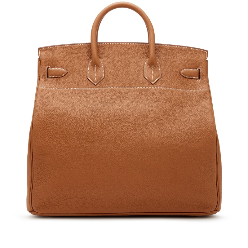 Gold Togo HAC Haut à Courroies Birkin 40 Palladium Hardware, 2 Gold Togo HAC Haut à Courroies Birkin 40 Palladium Hardware, - Image 2