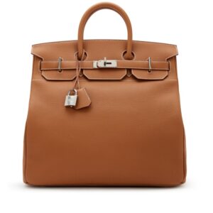 Gold Togo HAC Haut à Courroies Birkin 40 Palladium Hardware (3)