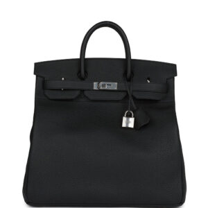 Hermès HAC Birkin 40 Black Togo Palladium Hardware