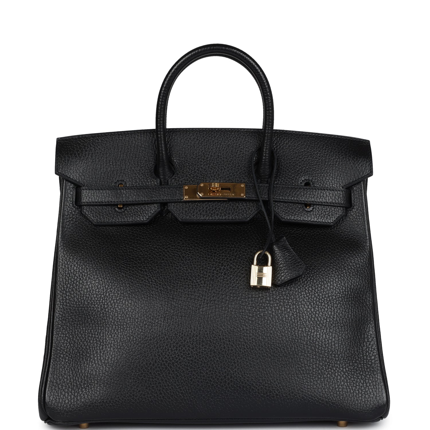 Hermès HAC Birkin 32 Black Ardennes Gold Hardware 1 Hermès HAC Birkin 32 Black Ardennes Gold Hardware