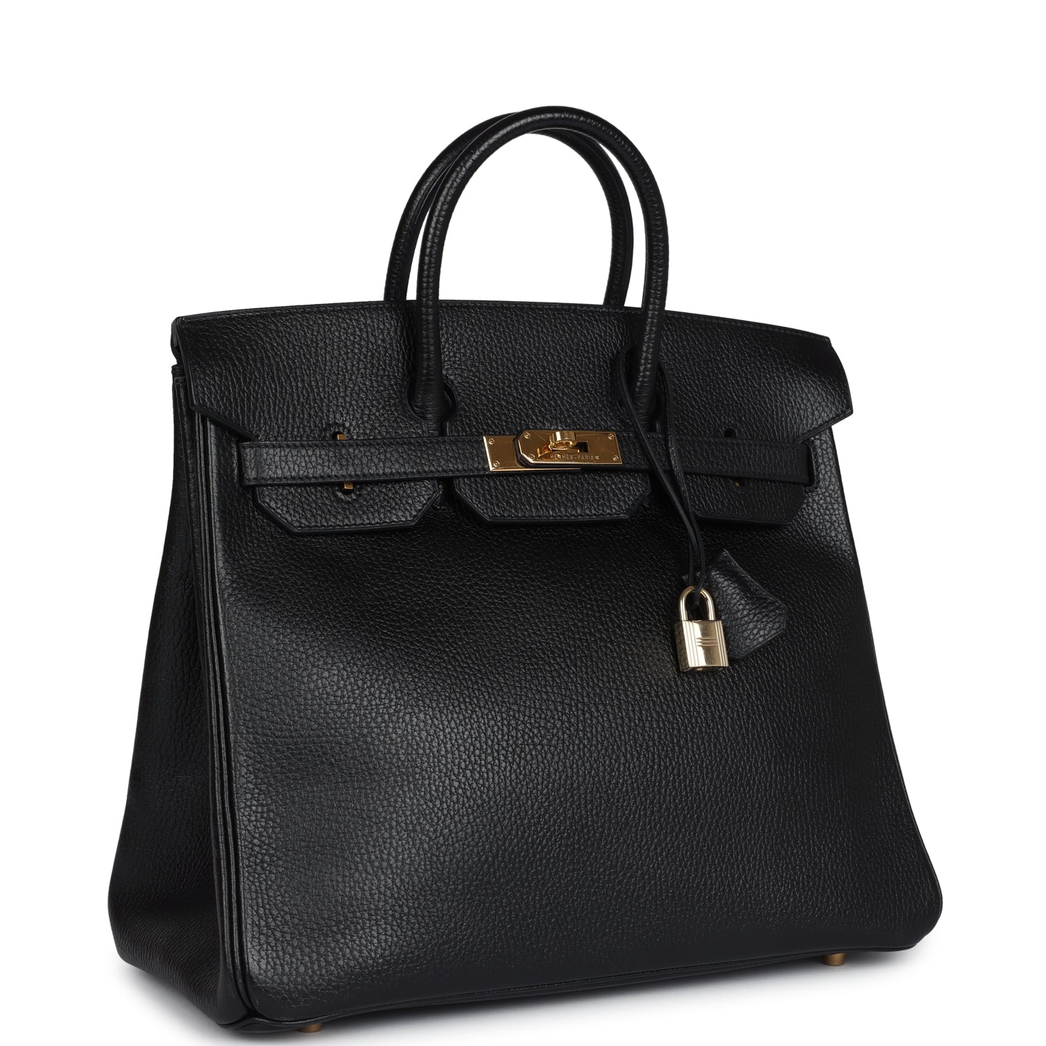 Hermès HAC Birkin 32 Black Ardennes Gold Hardware 5 Hermès HAC Birkin 32 Black Ardennes Gold Hardware - Image 5