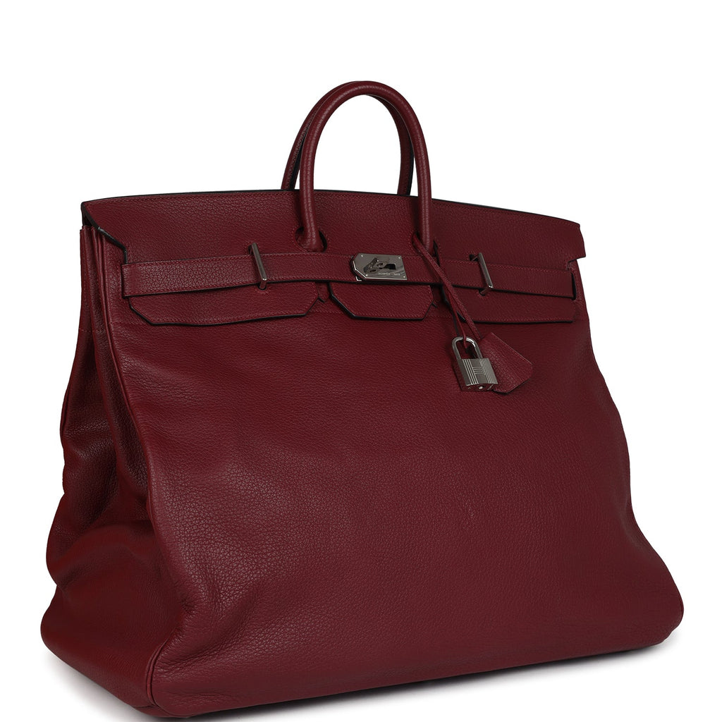 Hermès Birkin HAC 50 Rouge H Fjord Palladium Hardware 2 Hermès Birkin HAC 50 Rouge H Fjord Palladium Hardware - Image 2