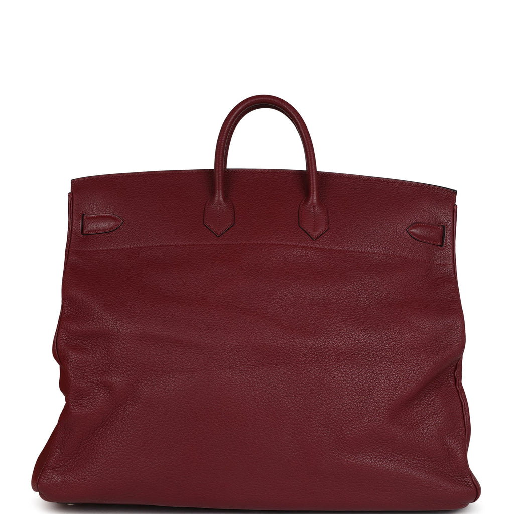 Hermès Birkin HAC 50 Rouge H Fjord Palladium Hardware 4 Hermès Birkin HAC 50 Rouge H Fjord Palladium Hardware - Image 4