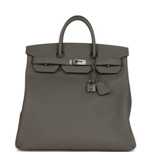 Hermès HAC Birkin 40 Etain Togo Palladium Hardware