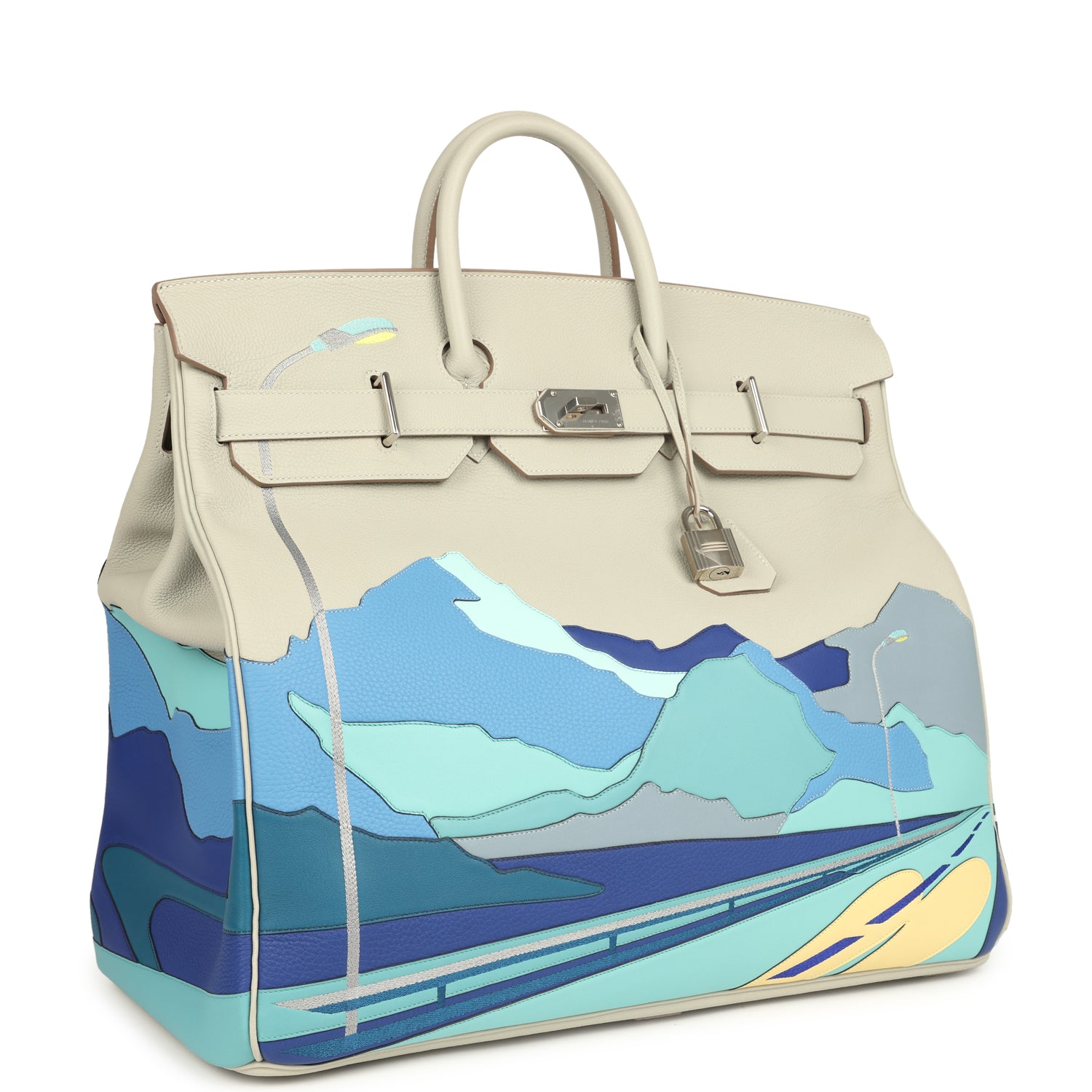 Hermès HAC Birkin 50 "Endless Road" Gris Perle Togo Palladium Hardware 2 Hermès HAC Birkin 50 "Endless Road" Gris Perle Togo Palladium Hardware - Image 2