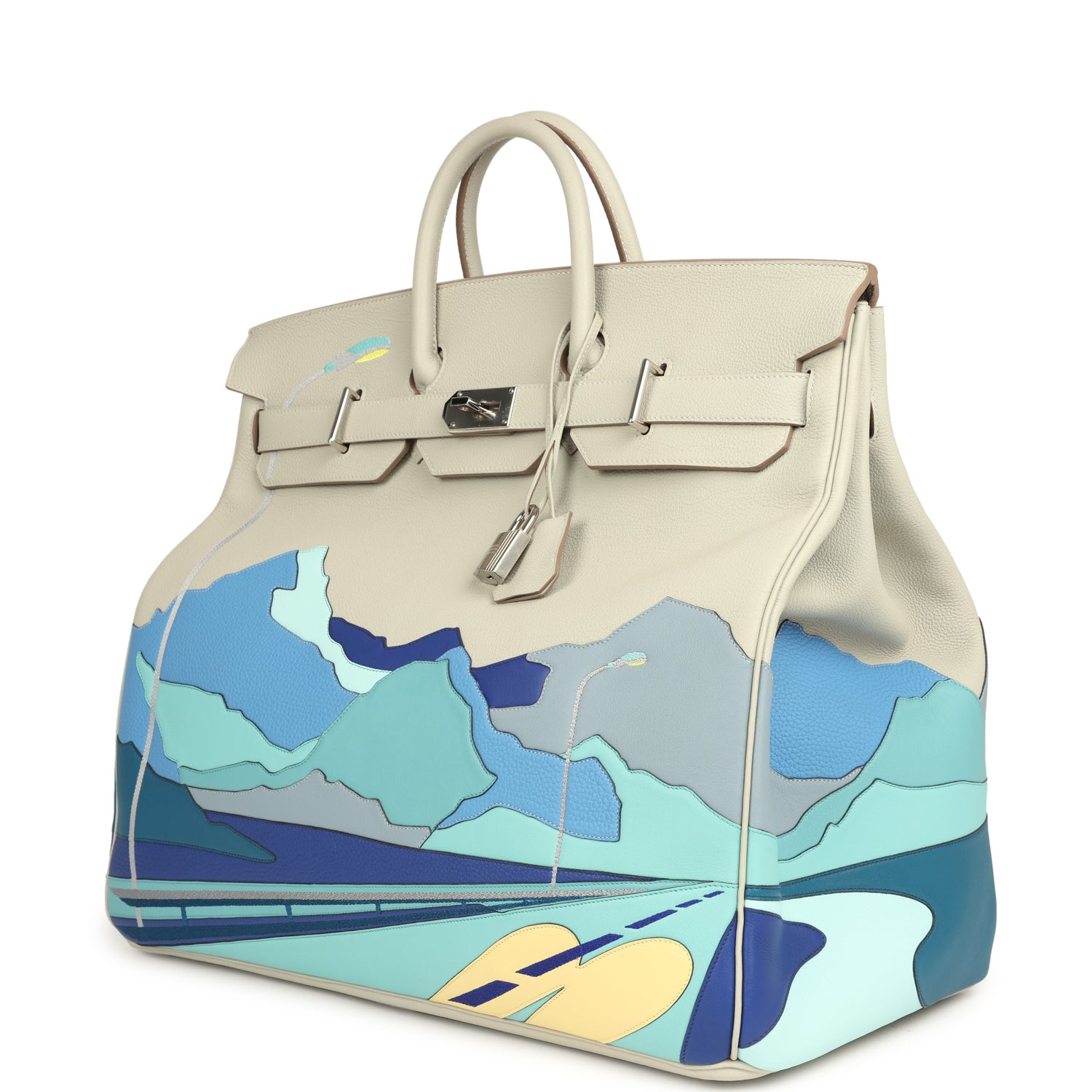 Hermès HAC Birkin 50 "Endless Road" Gris Perle Togo Palladium Hardware 3 Hermès HAC Birkin 50 "Endless Road" Gris Perle Togo Palladium Hardware - Image 3