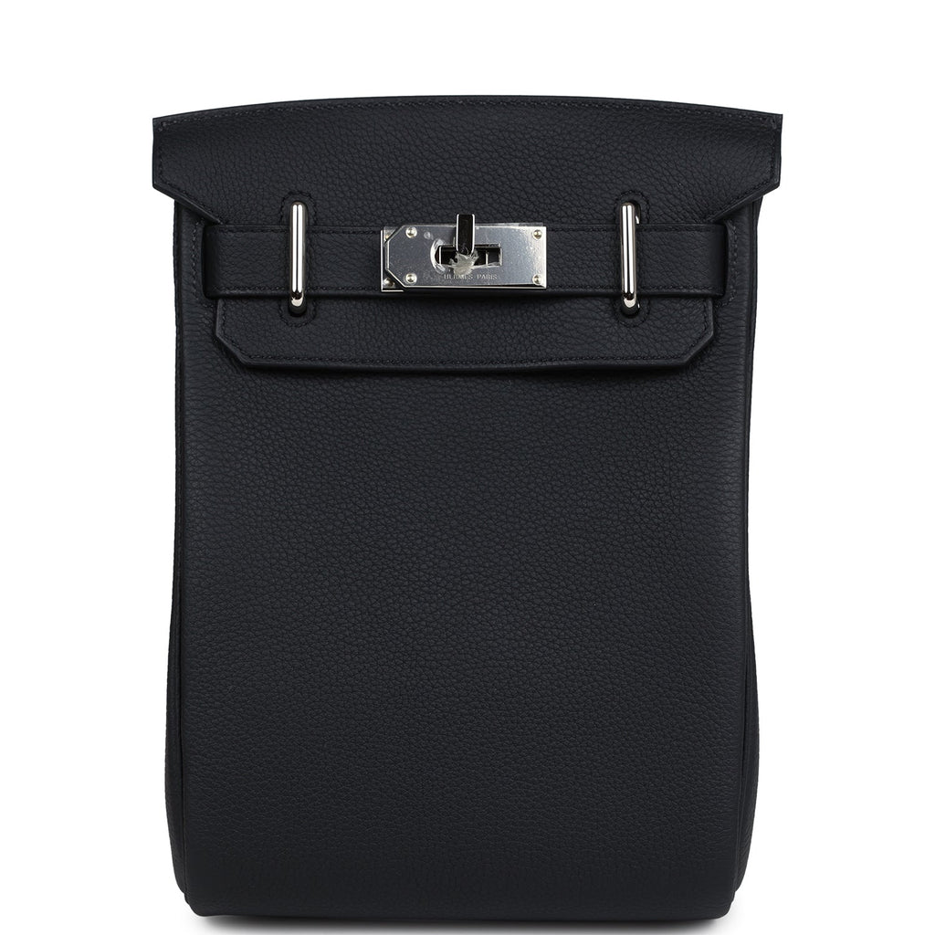 Hermès Hac A Dos PM Black Togo Palladium Hardware 1 Hermès Hac A Dos PM Black Togo Palladium Hardware