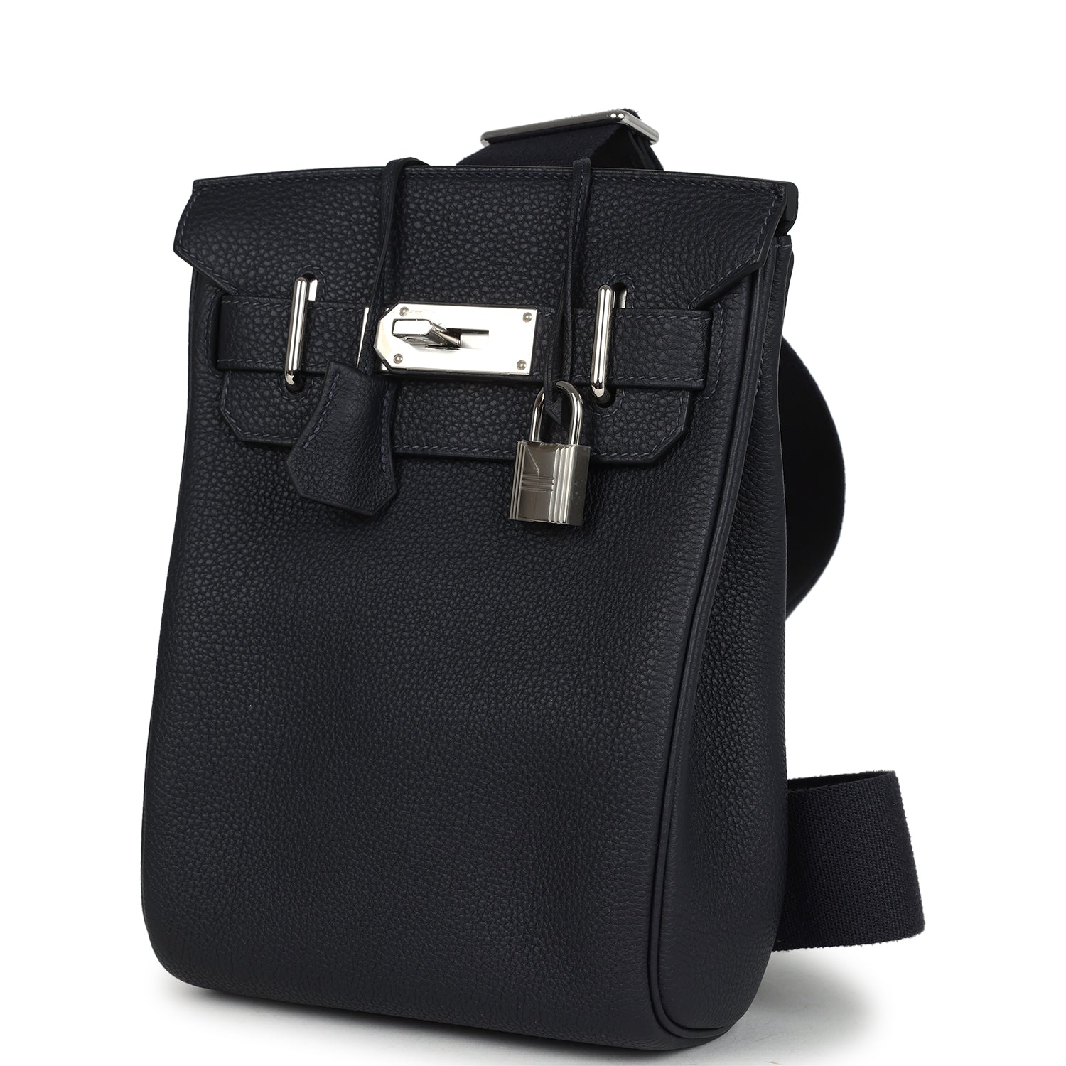 Hermès HAC A Dos PM Backpack Caban Togo Palladium Hardware 4 Hermès HAC A Dos PM Backpack Caban Togo Palladium Hardware - Image 4