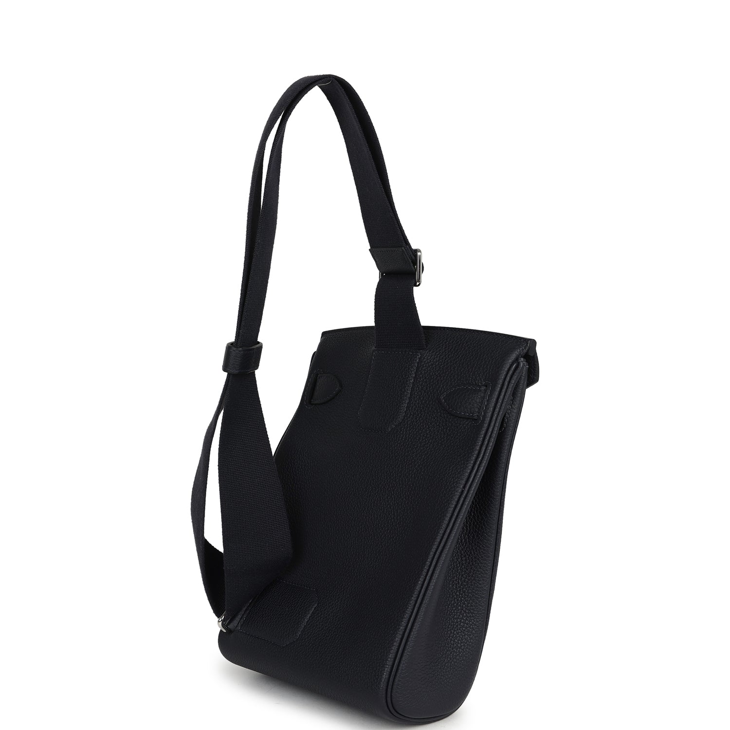 Hermès HAC A Dos PM Backpack Caban Togo Palladium Hardware 4 Hermès HAC A Dos PM Backpack Caban Togo Palladium Hardware - Image 4