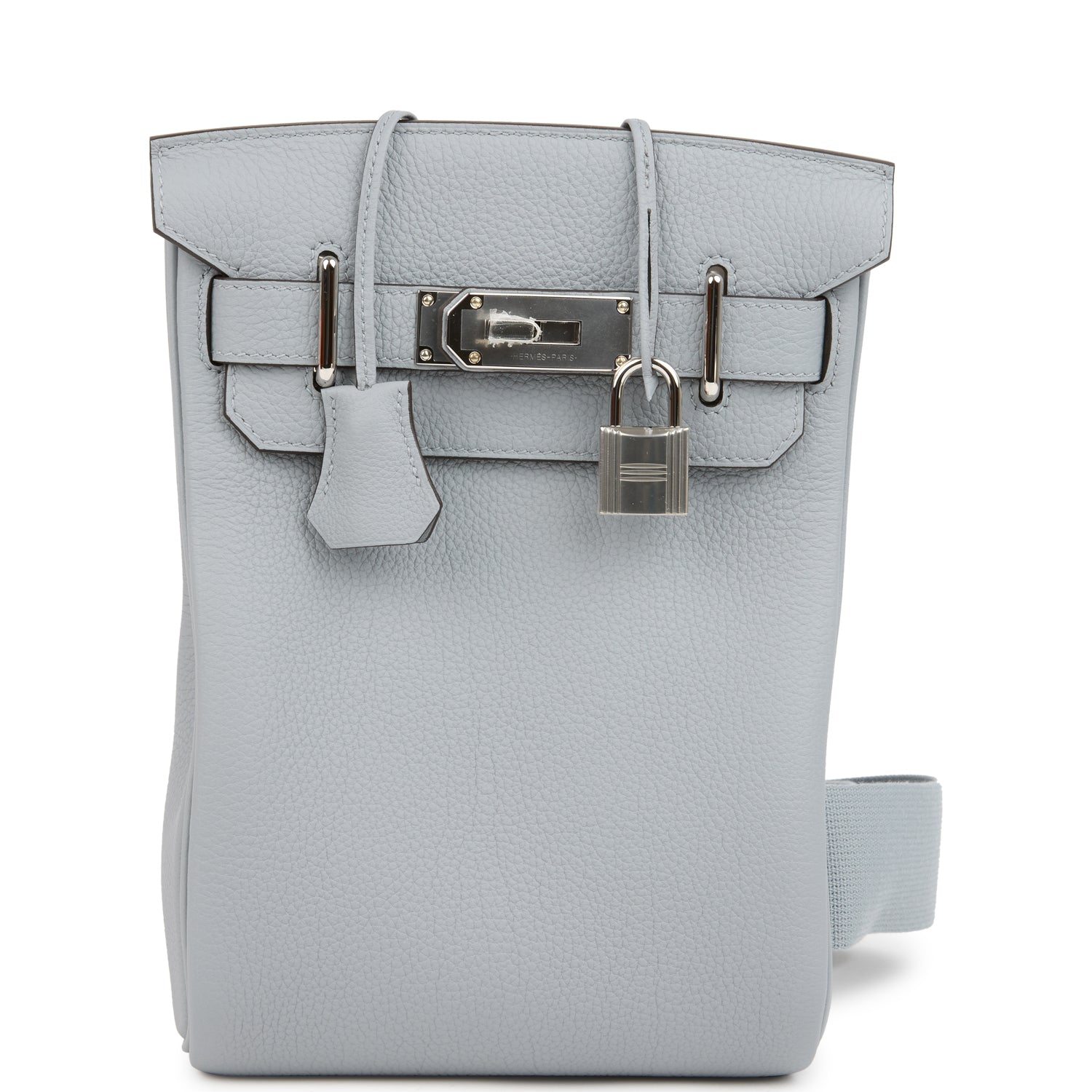 Hermès HAC A Dos PM Backpack Gris Pantin Togo Palladium Hardware 1 Hermès HAC A Dos PM Backpack Gris Pantin Togo Palladium Hardware