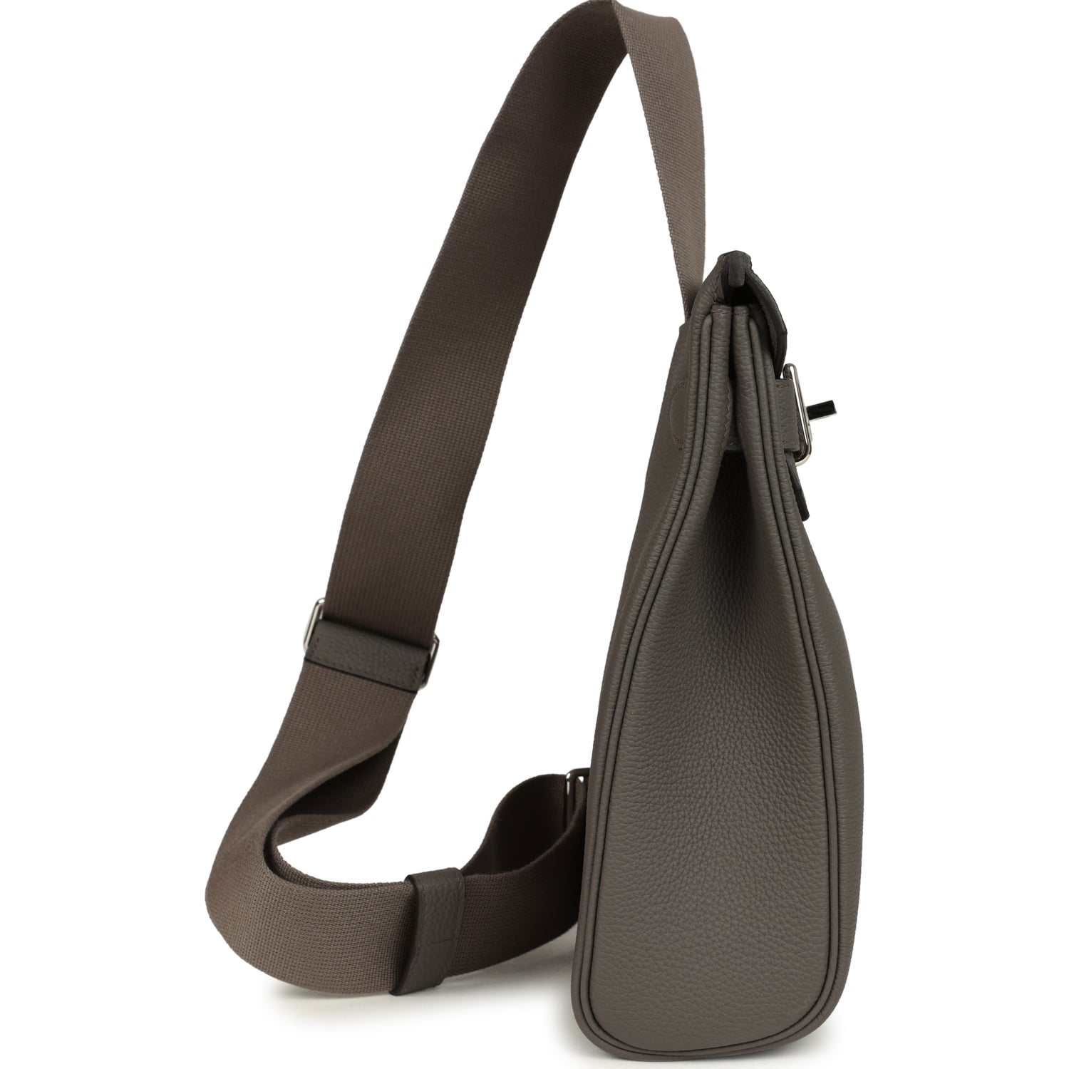 Hermès HAC A Dos PM Backpack Etain Togo Palladium Hardware 2 Hermès HAC A Dos PM Backpack Etain Togo Palladium Hardware - Image 2