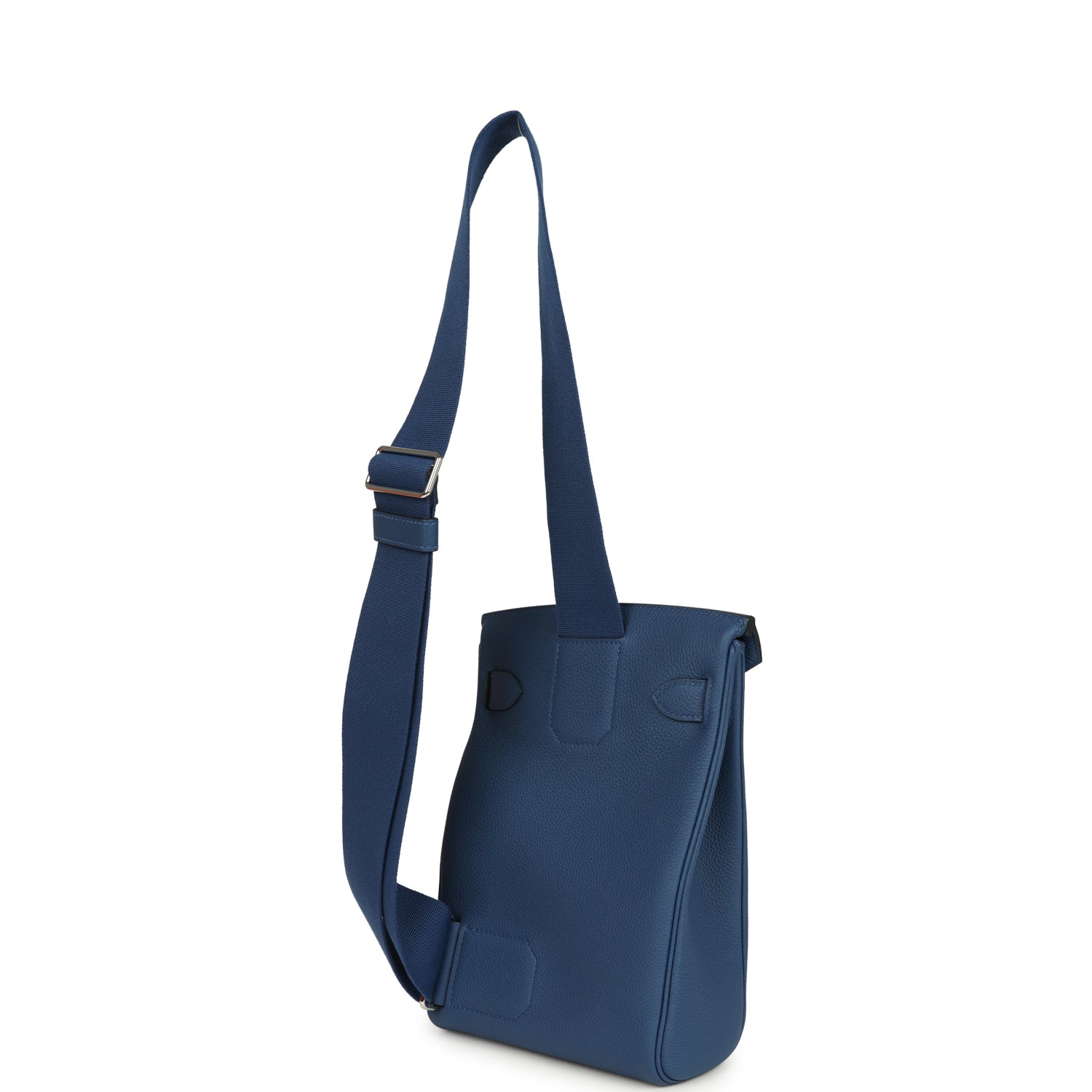 Hermès HAC A Dos PM Backpack Blue Tie Togo Palladium Hardware 6 Hermès HAC A Dos PM Backpack Blue Tie Togo Palladium Hardware - Image 6