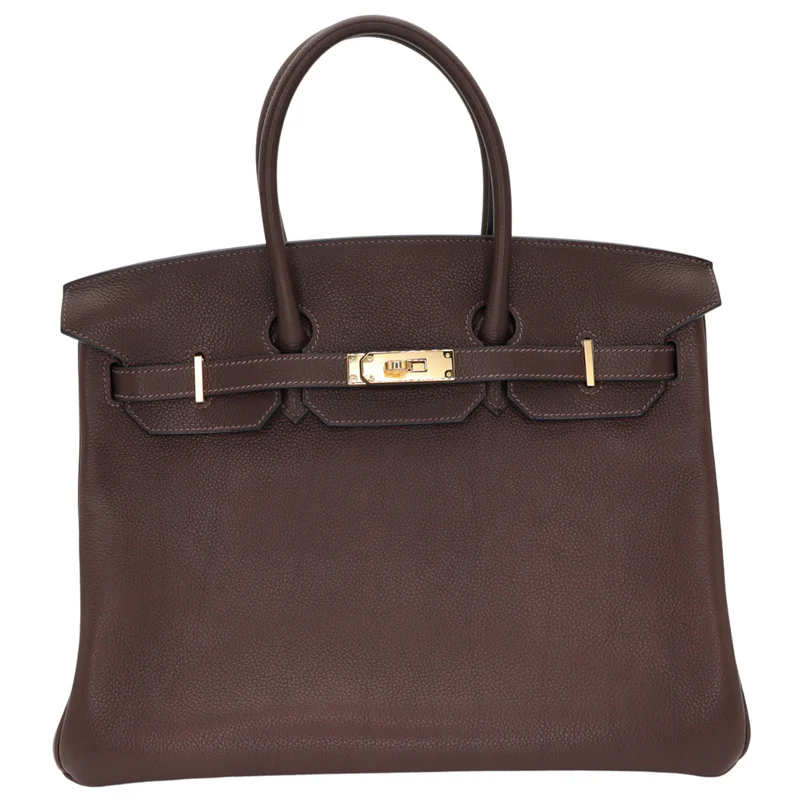 Hermès 35cm Birkin Ebene Barenia Faubourg Leather Gold Hardware 2 Hermès 35cm Birkin Ebene Barenia Faubourg Leather Gold Hardware - Image 2