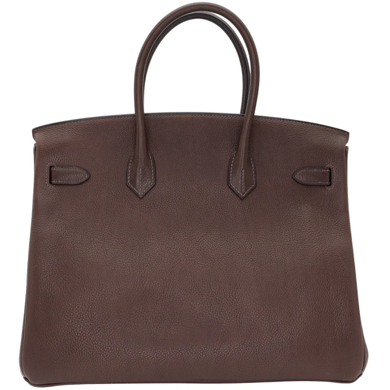 Hermès 35cm Birkin Ebene Barenia Faubourg Leather Gold Hardware 3 Hermès 35cm Birkin Ebene Barenia Faubourg Leather Gold Hardware - Image 3