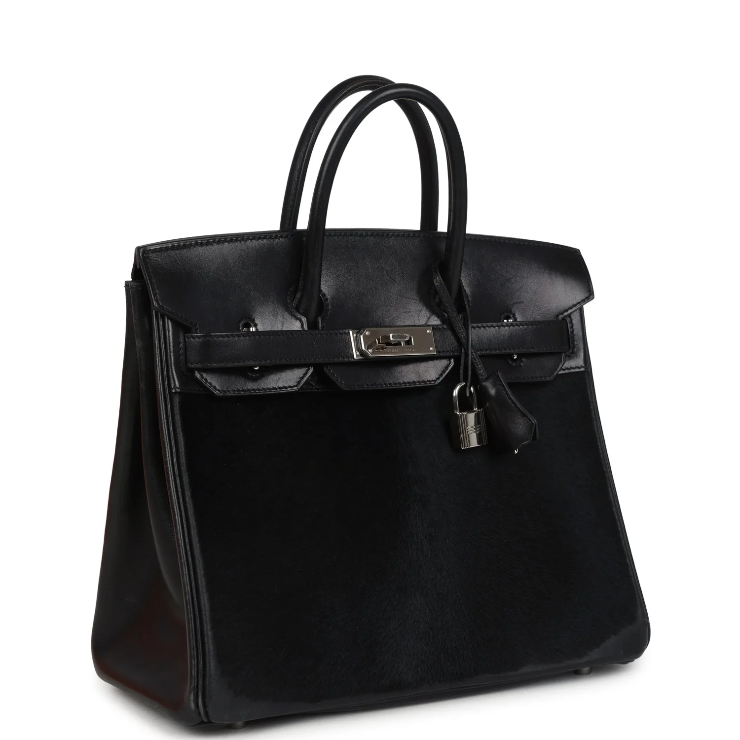 Hermès Birkin 28 HAC Black Evercalf and Troika Palladium Hardware 3 Hermès Birkin 28 HAC Black Evercalf and Troika Palladium Hardware - Image 3
