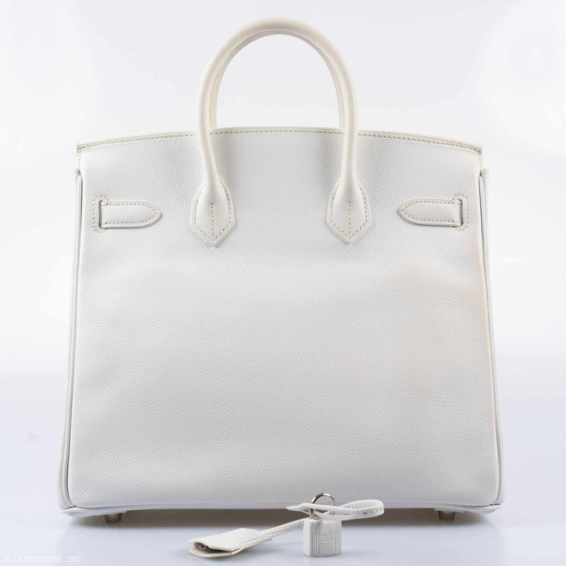 Hermès Birkin 28 HAC White Epsom Palladium Hardware 2 Hermès Birkin 28 HAC White Epsom Palladium Hardware - Image 2