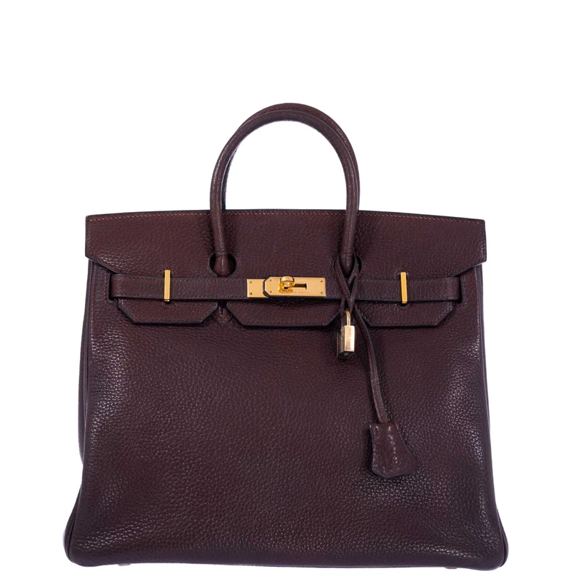 Hermès Birkin 32 HAC Ebene Ardenne Gold Hardware 2 Hermès Birkin 32 HAC Ebene Ardenne Gold Hardware - Image 2