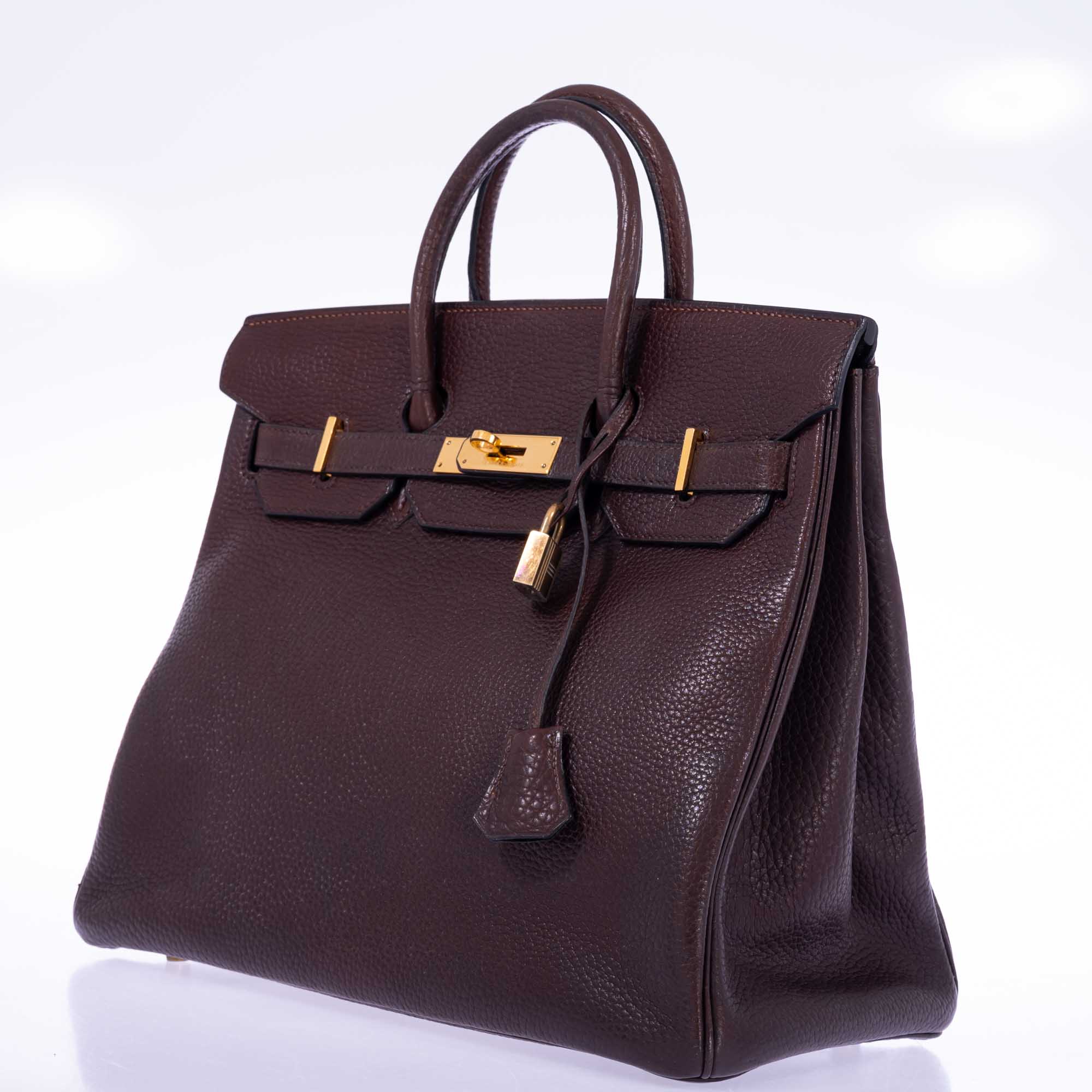 Hermès Birkin 32 HAC Ebene Ardenne Gold Hardware 2 Hermès Birkin 32 HAC Ebene Ardenne Gold Hardware - Image 2