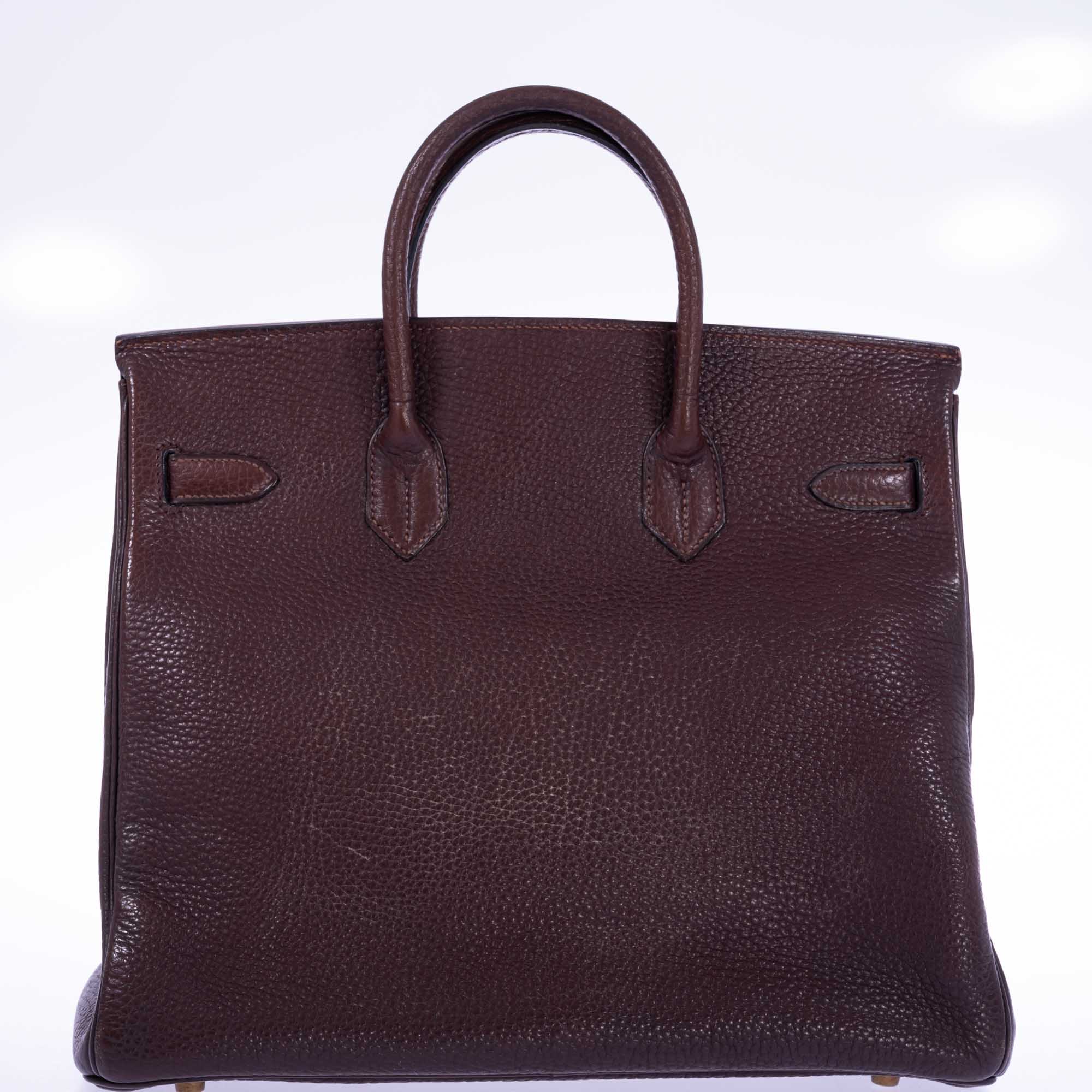 Hermès Birkin 32 HAC Ebene Ardenne Gold Hardware 3 Hermès Birkin 32 HAC Ebene Ardenne Gold Hardware - Image 3