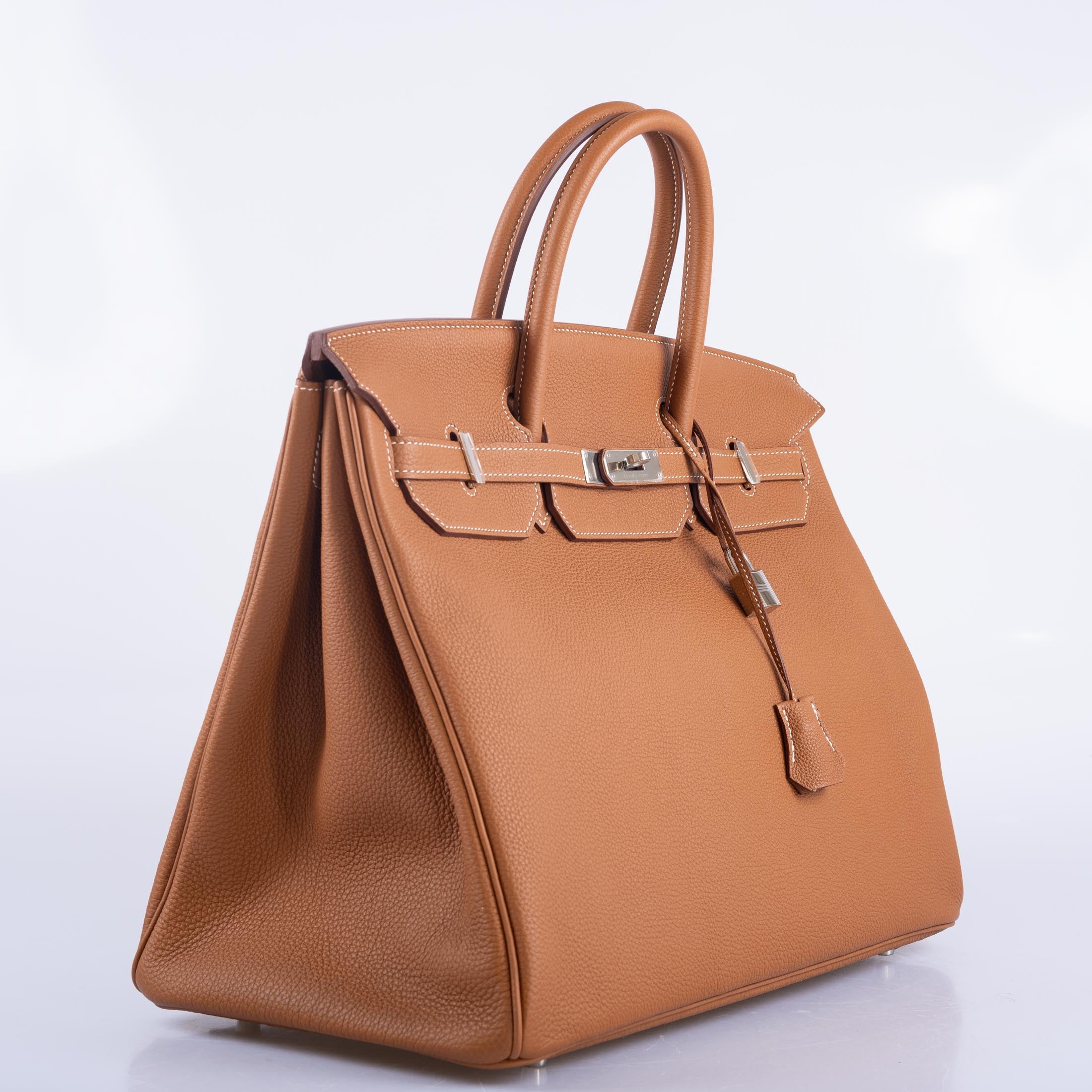 Hermès Birkin 40 Gold Togo Palladium Hardware 2 Hermès Birkin 40 Gold Togo Palladium Hardware - Image 2