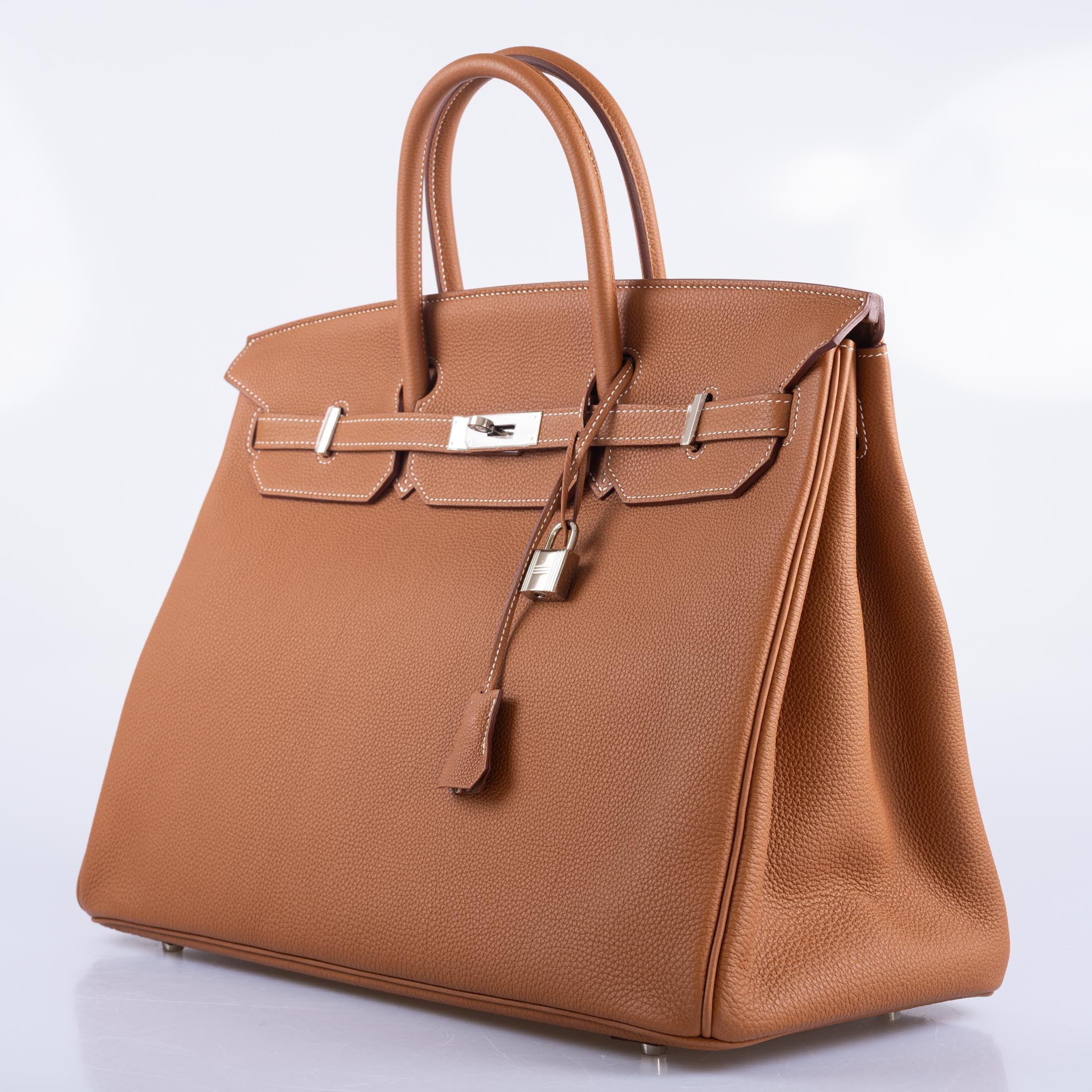 Hermès Birkin 40 Gold Togo Palladium Hardware 3 Hermès Birkin 40 Gold Togo Palladium Hardware - Image 3