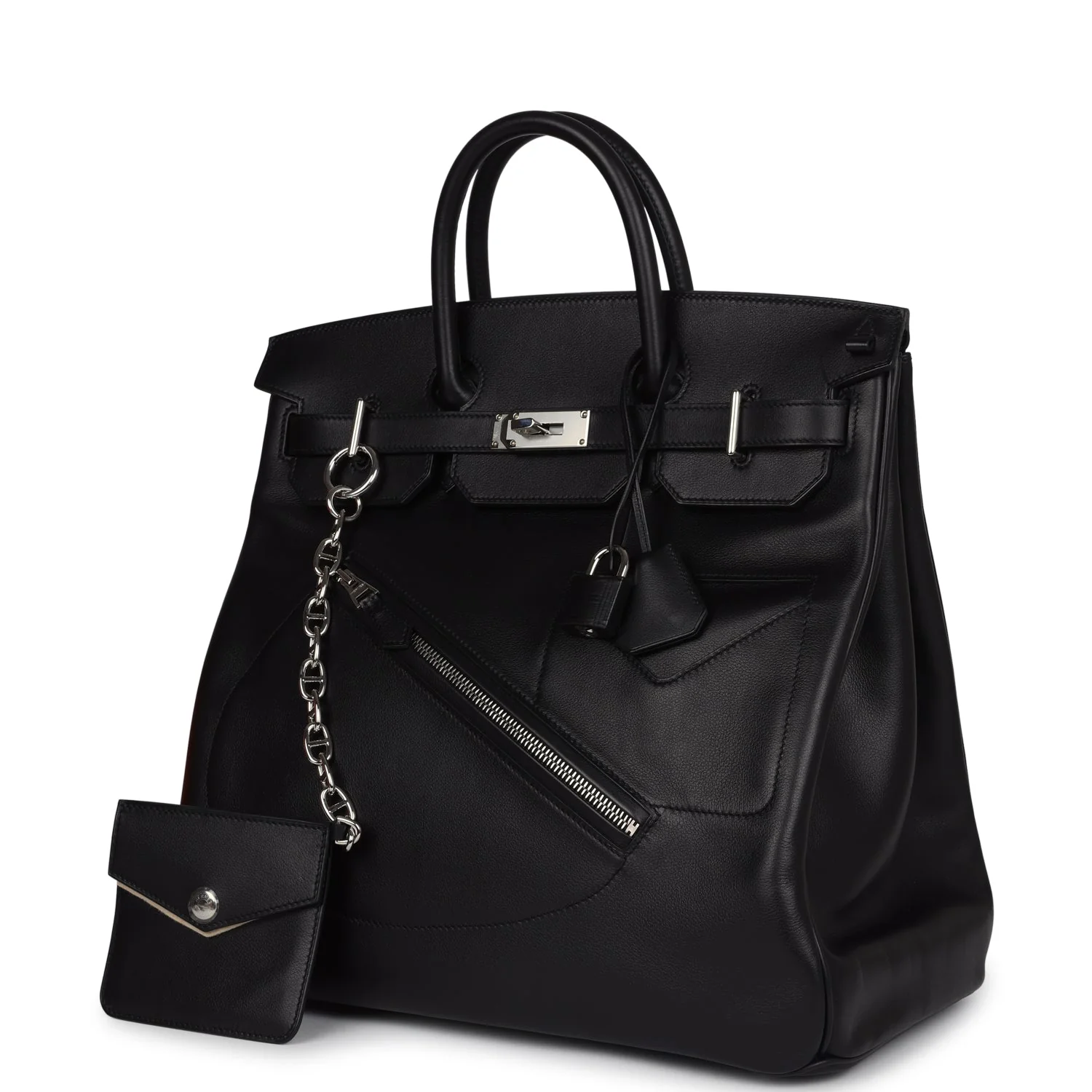 Hermès Birkin 40 HAC Rock Black Evergrain Palladium Hardware 4 Hermès Birkin 40 HAC Rock Black Evergrain Palladium Hardware - Image 4