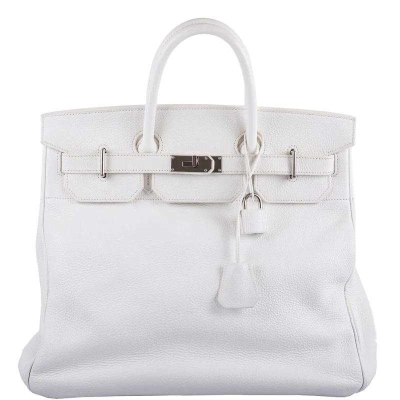 Hermès Birkin 40 HAC White Togo Palladium Hardware 1 Hermès Birkin 40 HAC White Togo Palladium Hardware
