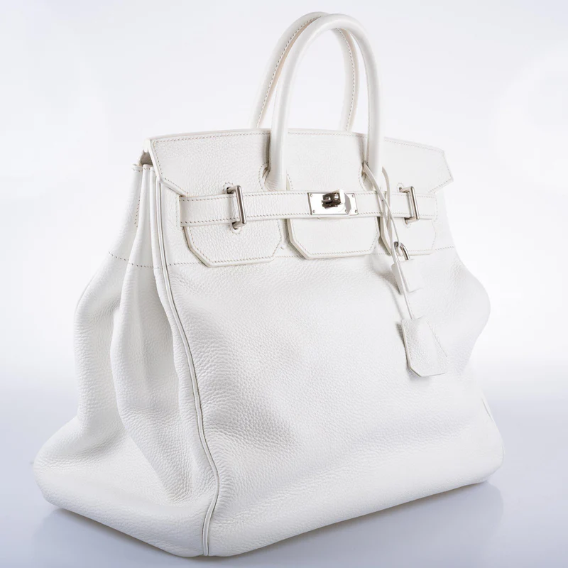 Hermès Birkin 40 HAC White Togo Palladium Hardware 4 Hermès Birkin 40 HAC White Togo Palladium Hardware - Image 4
