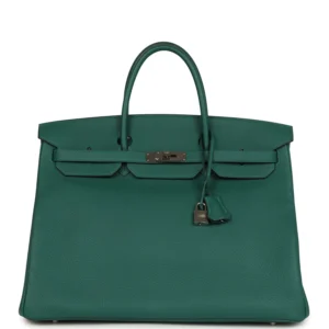 Hermès Birkin 40 Malachite Togo Palladium Hardware