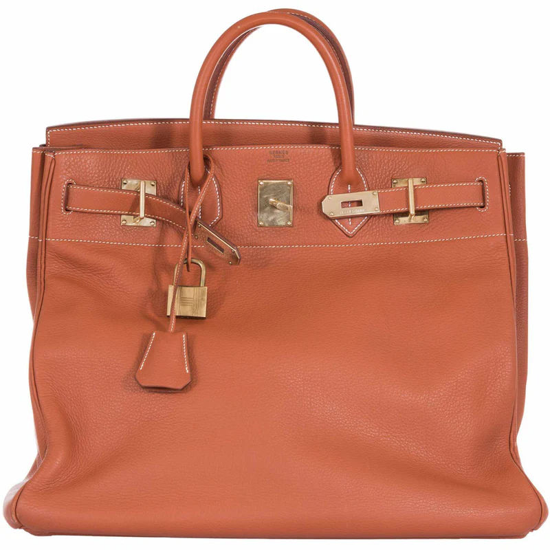 Hermès Birkin 45 HAC Etrusque Clemence Gold Hardware 1 Hermès Birkin 45 HAC Etrusque Clemence Gold Hardware (2)