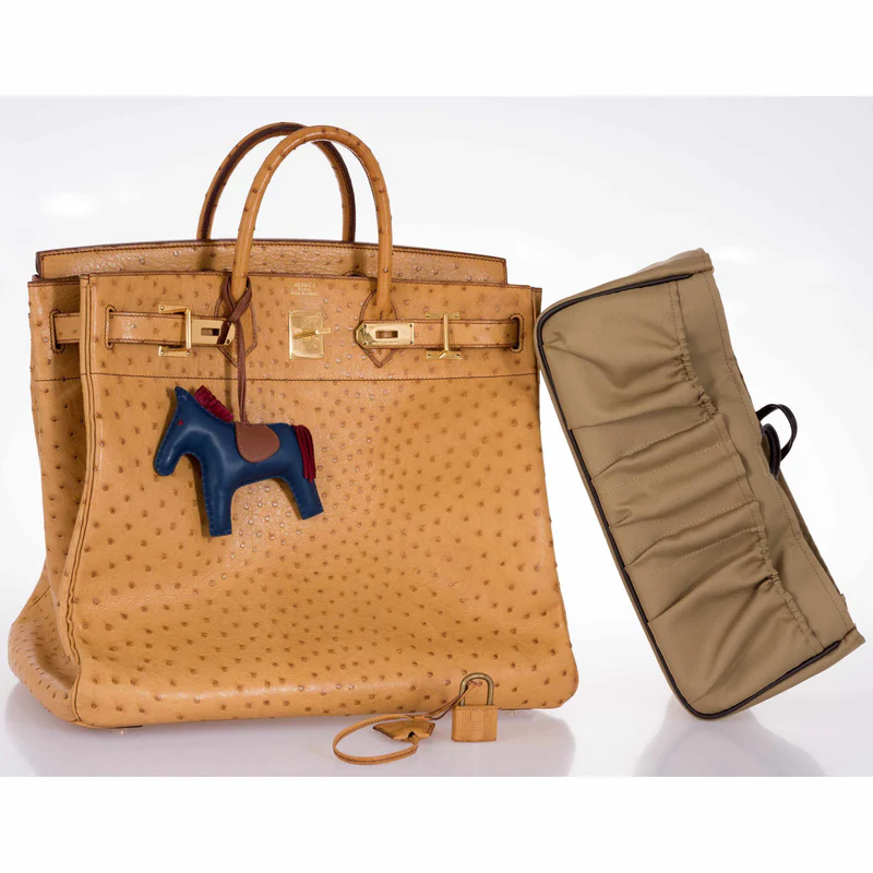Hermès Birkin 45 HAC Gold Ostrich Gold Hardware 5 Hermès Birkin 45 HAC Gold Ostrich Gold Hardware - Image 5