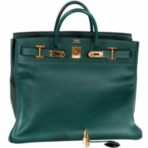 Hermès Birkin 45 HAC Green Ardennes Vert Claire Gold Hardware (2)