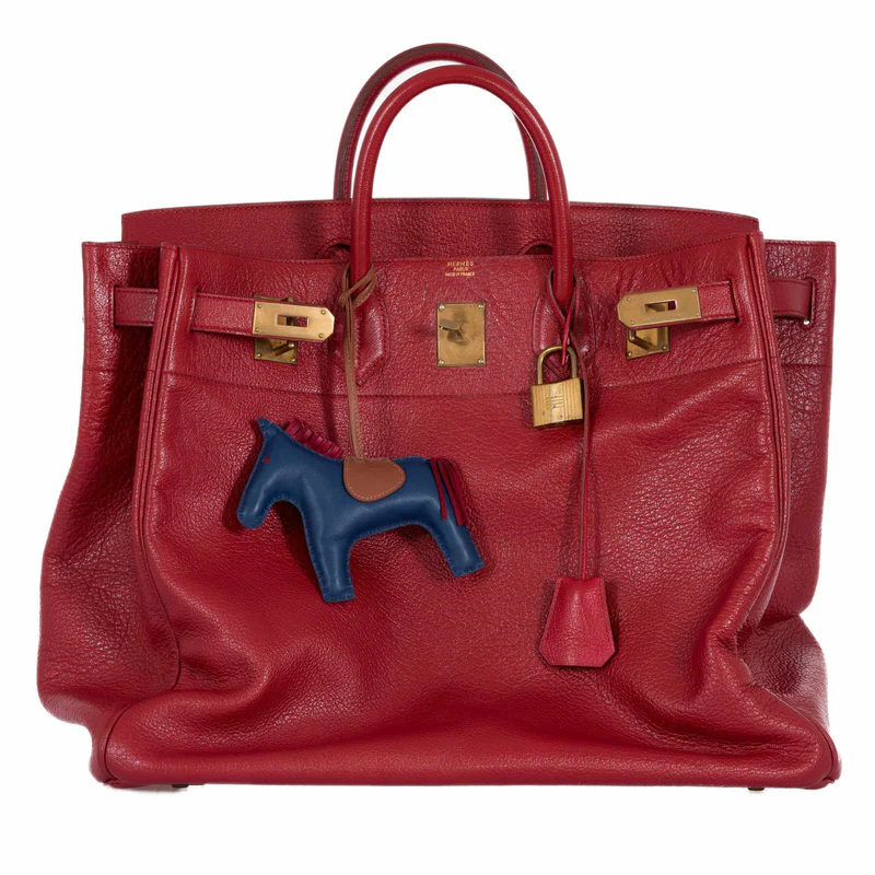 Hermès Birkin 45 HAC Red Buffalo Gold Hardware 1 Hermès Birkin 45 HAC Red Buffalo Gold Hardware (2)