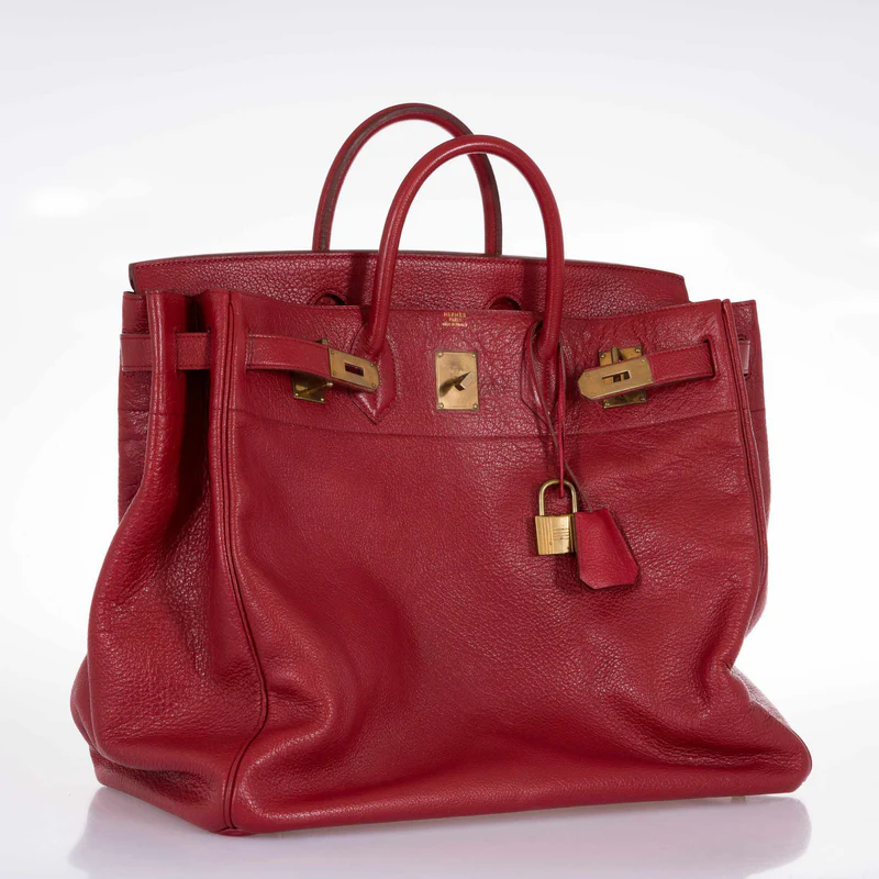 Hermès Birkin 45 HAC Red Buffalo Gold Hardware 3 Hermès Birkin 45 HAC Red Buffalo Gold Hardware - Image 3