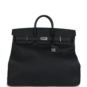 Hermès Birkin HAC 50 Black Togo Palladium Hardware