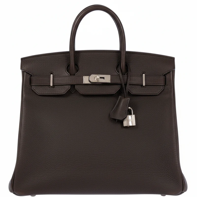 Hermès HAC 40 Dark Bronze Togo Palladium Hardware 3 Hermès HAC 40 Dark Bronze Togo Palladium Hardware - Image 3