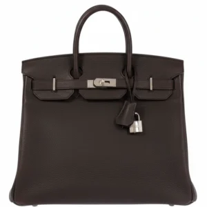 Hermès HAC 40 Dark Bronze Togo Palladium Hardware