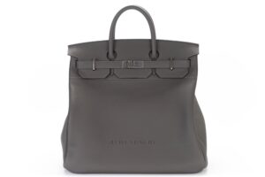 Hermès HAC 40 Gris Meyer Togo Palladium Hardware