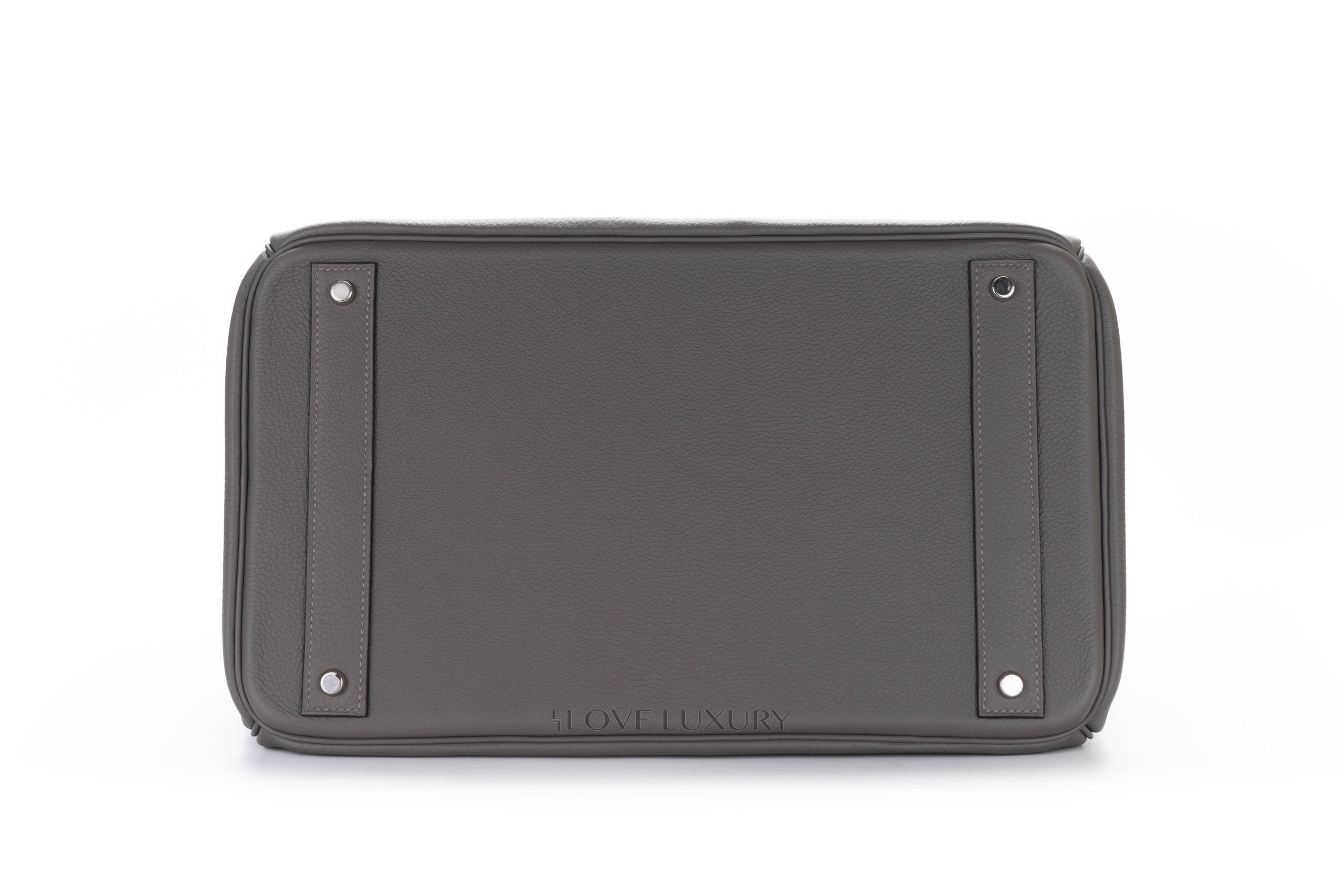 Hermès HAC 40 Gris Meyer Togo Palladium Hardware 5 Hermès HAC 40 Gris Meyer Togo Palladium Hardware - Image 5