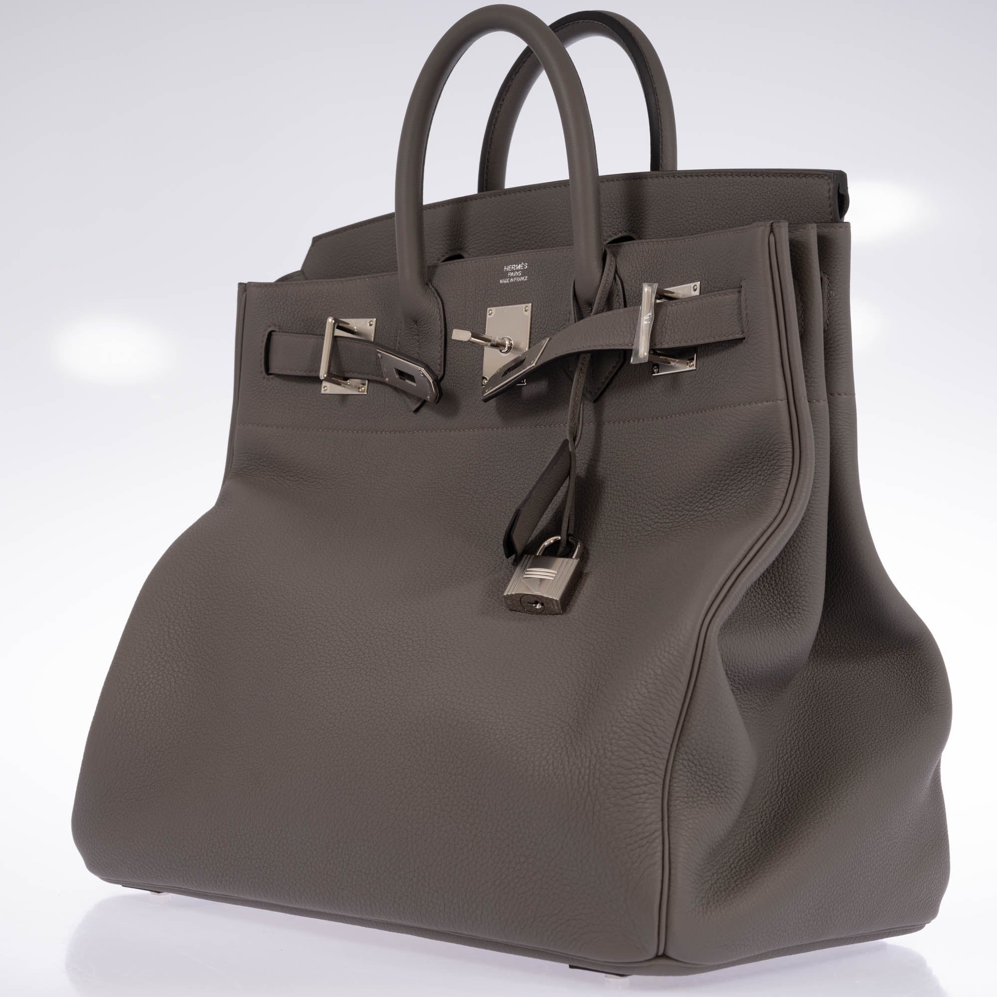 Hermès HAC Birkin 40 Etain Togo Palladium Hardware 4 Hermès HAC Birkin 40 Etain Togo Palladium Hardware - Image 4