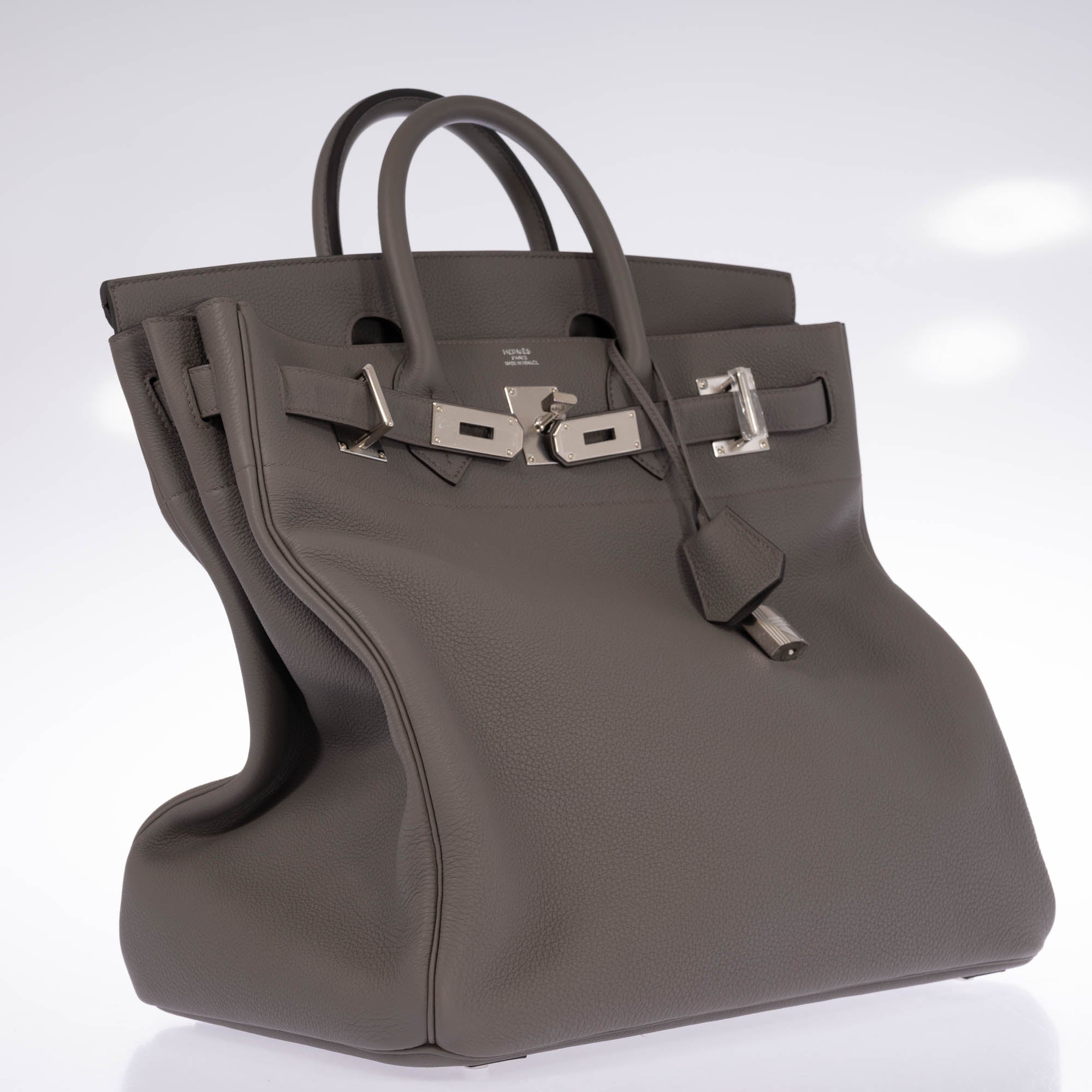 Hermès HAC Birkin 40 Etain Togo Palladium Hardware 5 Hermès HAC Birkin 40 Etain Togo Palladium Hardware - Image 5