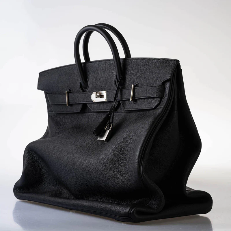 Hermès HAC Birkin 50 Voyager Black Togo leather Palladium Hardware 3 Hermès HAC Birkin 50 Voyager Black Togo leather Palladium Hardware - Image 3
