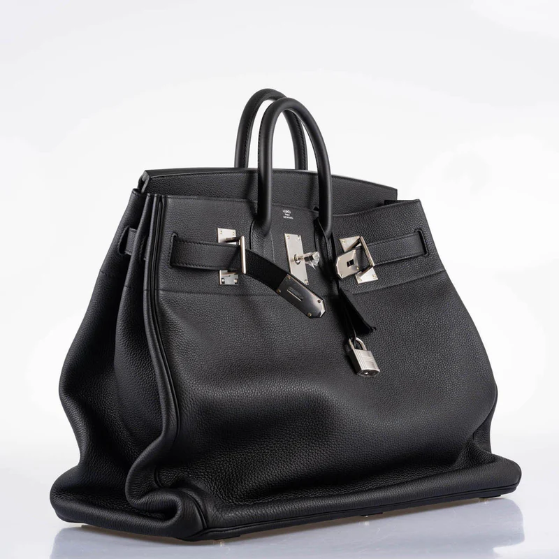 Hermès HAC Birkin 50 Voyager Black Togo leather Palladium Hardware 5 Hermès HAC Birkin 50 Voyager Black Togo leather Palladium Hardware - Image 5