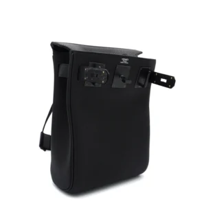 Hermès HAC à Dos PM So Black Togo with Black Hardware