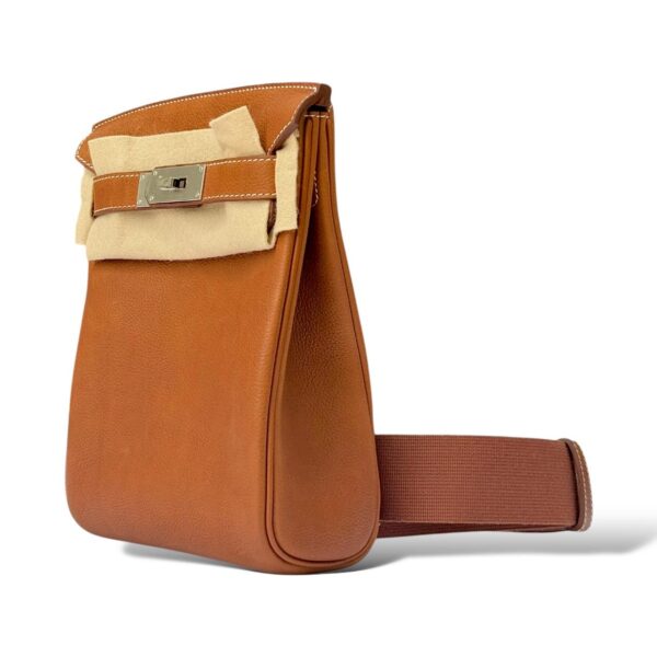 Hermes Hac a Dos Fauve Barenia Faubourg Calfskin PM 3 Hermes Hac a Dos Fauve Barenia Faubourg Calfskin PM - Image 3