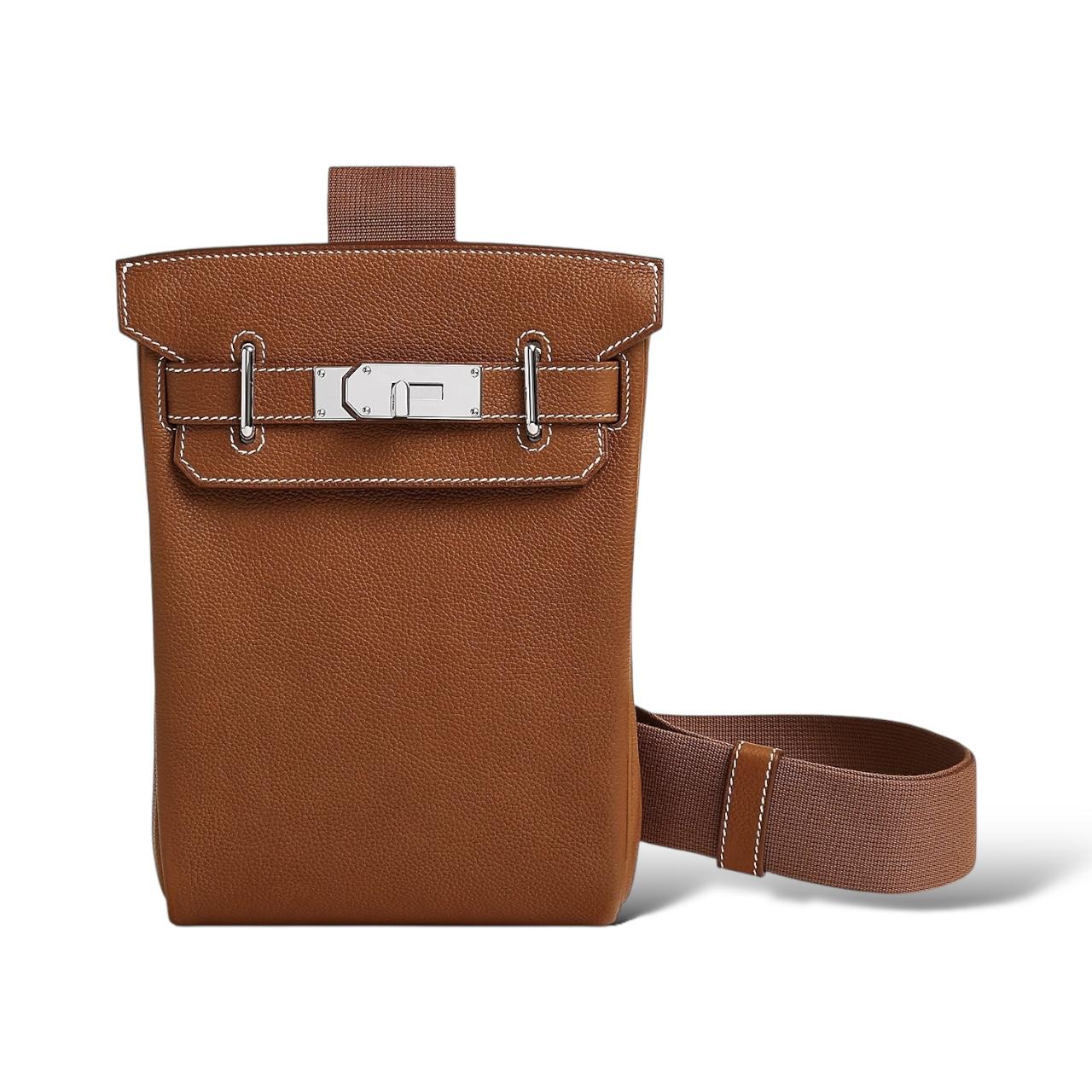 Hermes Hac a Dos Fauve Barenia Faubourg Calfskin PM 4 Hermes Hac a Dos Fauve Barenia Faubourg Calfskin PM - Image 4